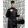 image:imagePaul Jones Mens Gothic Steampunk Double Breasted Vest Brocade Waistcoat