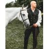 image:imagePaul Jones Mens Gothic Steampunk Double Breasted Vest Brocade Waistcoat