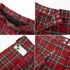 image:imageSCARLET DARKNESS Mens Kilt Tartan Scottish Traditional Highland Wedding Kilt Outfit Red Tartan XXL