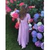 image:imageScarlet Darkness Girl Renaissance Dress Short Puff Sleeve Long Dresses Flower Girl Dress Size 714Purple