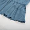 image:imageScarlet Darkness Girls Dresses Long Sleeve Casual High Neck Girl Dress Children Kids Ruffle Trim OutfitBlue