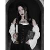 image:imageScarlet Darkness Renaissance Costume Women Corset Tops for Women Cosplay Costume Pirate BodiceBlack