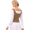 image:imageScarlet Darkness Renaissance Costume Women Corset Tops for Women Cosplay Costume Pirate BodiceBrown