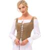 image:imageScarlet Darkness Renaissance Costume Women Corset Tops for Women Cosplay Costume Pirate BodiceBrown