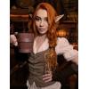 image:imageScarlet Darkness Renaissance Costume Women Corset Tops for Women Cosplay Costume Pirate BodiceCoffee