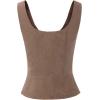 image:imageScarlet Darkness Renaissance Costume Women Corset Tops for Women Cosplay Costume Pirate BodiceCoffee