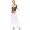 image:imageScarlet Darkness Renaissance Costume Women Corset Tops for Women Cosplay Costume Pirate BodiceOlive Green