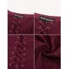 image:imageScarlet Darkness Renaissance Costume Women Corset Tops for Women Cosplay Costume Pirate BodiceWine