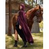 image:imageScarlet Darkness Renaissance Velvet Hooded Cape Medieval Witch Cloak Hobbit Costume for Women MenWine