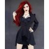 image:imageScarlet Darkness Steampunk Gothic Long Jacket Women Renaissance Costume Pirate CoatBlack