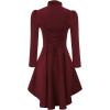 image:imageScarlet Darkness Steampunk Gothic Long Jacket Women Renaissance Costume Pirate CoatWine Red
