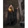image:imageScarlet Darkness Women Renaissance Hooded Cape Medieval Cloak Hobbit Halloween CostumeBlack