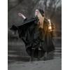 image:imageScarlet Darkness Women Renaissance Hooded Cape Medieval Cloak Hobbit Halloween CostumeBlack