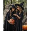 image:imageScarlet Darkness Women Renaissance Hooded Cape Medieval Cloak Hobbit Halloween CostumeBlack