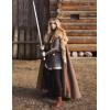 image:imageScarlet Darkness Women Renaissance Hooded Cape Medieval Cloak Hobbit Halloween CostumeBrown