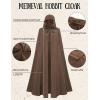 image:imageScarlet Darkness Women Renaissance Hooded Cape Medieval Cloak Hobbit Halloween CostumeBrown