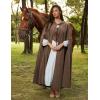 image:imageScarlet Darkness Women Renaissance Hooded Cape Medieval Cloak Hobbit Halloween CostumeBrown