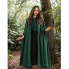 image:imageScarlet Darkness Women Renaissance Hooded Cape Medieval Cloak Hobbit Halloween CostumeJungle Green