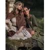image:imageScarlet Darkness Women Renaissance Hooded Cape Medieval Cloak Hobbit Halloween CostumeOlive Green