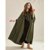 image:imageScarlet Darkness Women Renaissance Hooded Cape Medieval Cloak Hobbit Halloween CostumeOlive Green