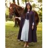 image:imageScarlet Darkness Women Renaissance Hooded Cape Medieval Cloak Hobbit Halloween CostumePurple