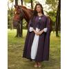 image:imageScarlet Darkness Women Renaissance Hooded Cape Medieval Cloak Hobbit Halloween CostumePurple
