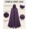 image:imageScarlet Darkness Women Renaissance Hooded Cape Medieval Cloak Hobbit Halloween CostumePurple