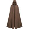 image:imageScarlet Darkness Women Renaissance Hooded Cape Medieval Cloak Hobbit Halloween CostumeBrown