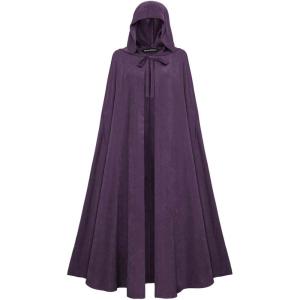 image:imageScarlet Darkness Women Renaissance Hooded Cape Medieval Cloak Hobbit Halloween CostumePurple