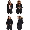 image:imageGRACE KARIN Womens Winter Coats Fleece Parkas Anoraks Hooded Military Jacket CoatsBlack