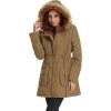 image:imageGRACE KARIN Womens Winter Coats Fleece Parkas Anoraks Hooded Military Jacket CoatsCamel