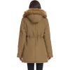 image:imageGRACE KARIN Womens Winter Coats Fleece Parkas Anoraks Hooded Military Jacket CoatsCamel