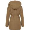 image:imageGRACE KARIN Womens Winter Coats Fleece Parkas Anoraks Hooded Military Jacket CoatsCamel
