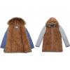 image:imageGRACE KARIN Womens Winter Coats Fleece Parkas Anoraks Hooded Military Jacket CoatsNavy Blue
