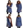 image:imageGRACE KARIN Womens Winter Coats Fleece Parkas Anoraks Hooded Military Jacket CoatsNavy Blue