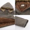 image:imageGRACE KARIN Womens Winter Coats Fleece Parkas Anoraks Hooded Military Jacket CoatsNutmeg