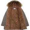 image:imageGRACE KARIN Womens Winter Coats Fleece Parkas Anoraks Hooded Military Jacket CoatsNutmeg