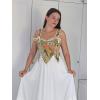 image:imageSCARLET DARKNESS Corset Tops for Women Renaissance Costume Floral Lace Up Boned Bustier with ZipYellow Blossom