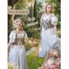 image:imageSCARLET DARKNESS Corset Tops for Women Sweetheart Neckline Floral Corset with Zipper Size 618Cream Chrysanthemum