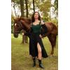 image:imageSCARLET DARKNESS Corset Tops for Women Sweetheart Neckline Floral Corset with Zipper Size 618Green
