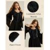 image:imageSCARLET DARKNESS Renaissance Corset Tops for Women Pirate Lace Up Overbust Velvet Bustier BodiceBlack