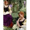 image:imageSCARLET DARKNESS Renaissance Corset Tops for Women Pirate Lace Up Overbust Velvet Bustier BodiceDark Brown