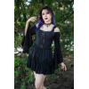 image:imageSCARLET DARKNESS Womens Renaissance Corset Tops Vintage Lace Up Overbust Bustier BodiceDeep Black