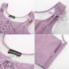 image:imageSCARLET DARKNESS Womens Renaissance Corset Tops Vintage Lace Up Overbust Bustier BodiceLight Purple