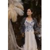 image:imageScarlet Darkness Corset Tops for Women Renaissance Corset Floral Lace Up Bodyshaper BustierApricot Blue Flowers
