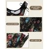image:imageScarlet Darkness Corset Tops for Women Renaissance Corset Floral Lace Up Bodyshaper BustierBlack Floral