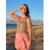 image:imageScarlet Darkness Corset Tops for Women Renaissance Corset Floral Lace Up Bodyshaper BustierKhaki Floral