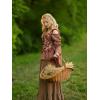 image:imageScarlet Darkness Corset Tops for Women Renaissance Corset Floral Lace Up Bodyshaper BustierRed Floral