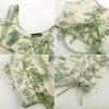 image:imageScarlet Darkness Corset Tops for Women Renaissance Lace Up Floral Bustier Tops Size 616Elegant Green