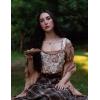 image:imageScarlet Darkness Corset Tops for Women Renaissance Lace Up Floral Bustier Tops Size 616Terra Hare
